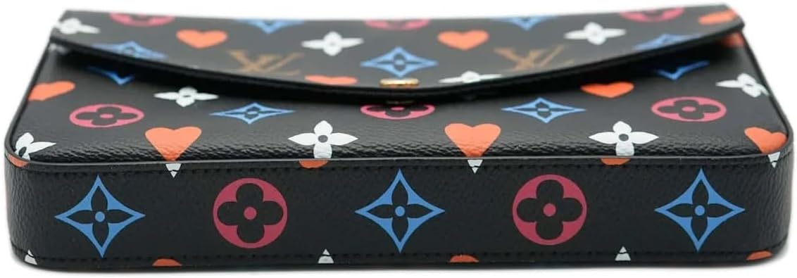 Louis Vuitton Pre-Loved Black Multicolor Monogram Canvas Game On Felicie Pochette