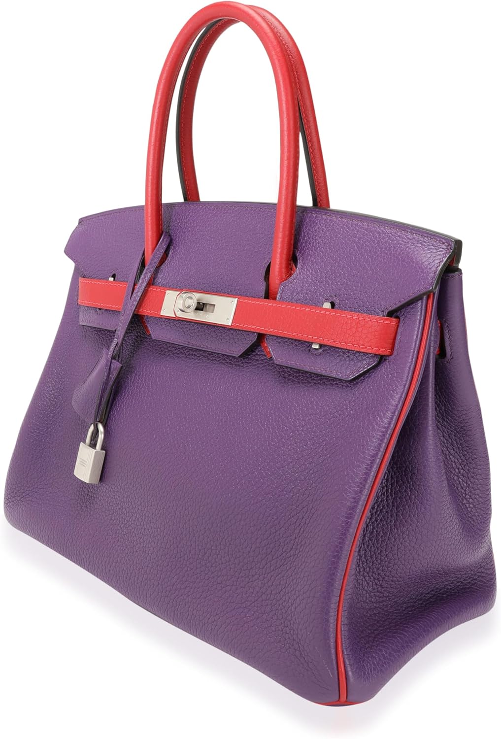 Hermes Hermès, Pre-Loved HSS Anemone Rouge Casaque Clemence Birkin 30 BPHW