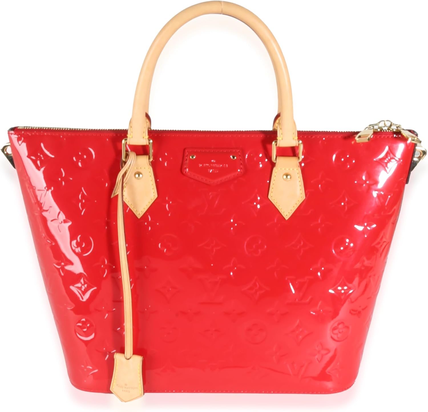 LOUIS VUTTON PRE-LOVED CERISE MONOGRAM VERNIS MONTEBELLO MM
