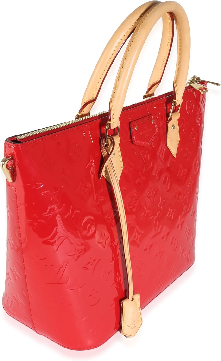 LOUIS VUTTON PRE-LOVED CERISE MONOGRAM VERNIS MONTEBELLO MM