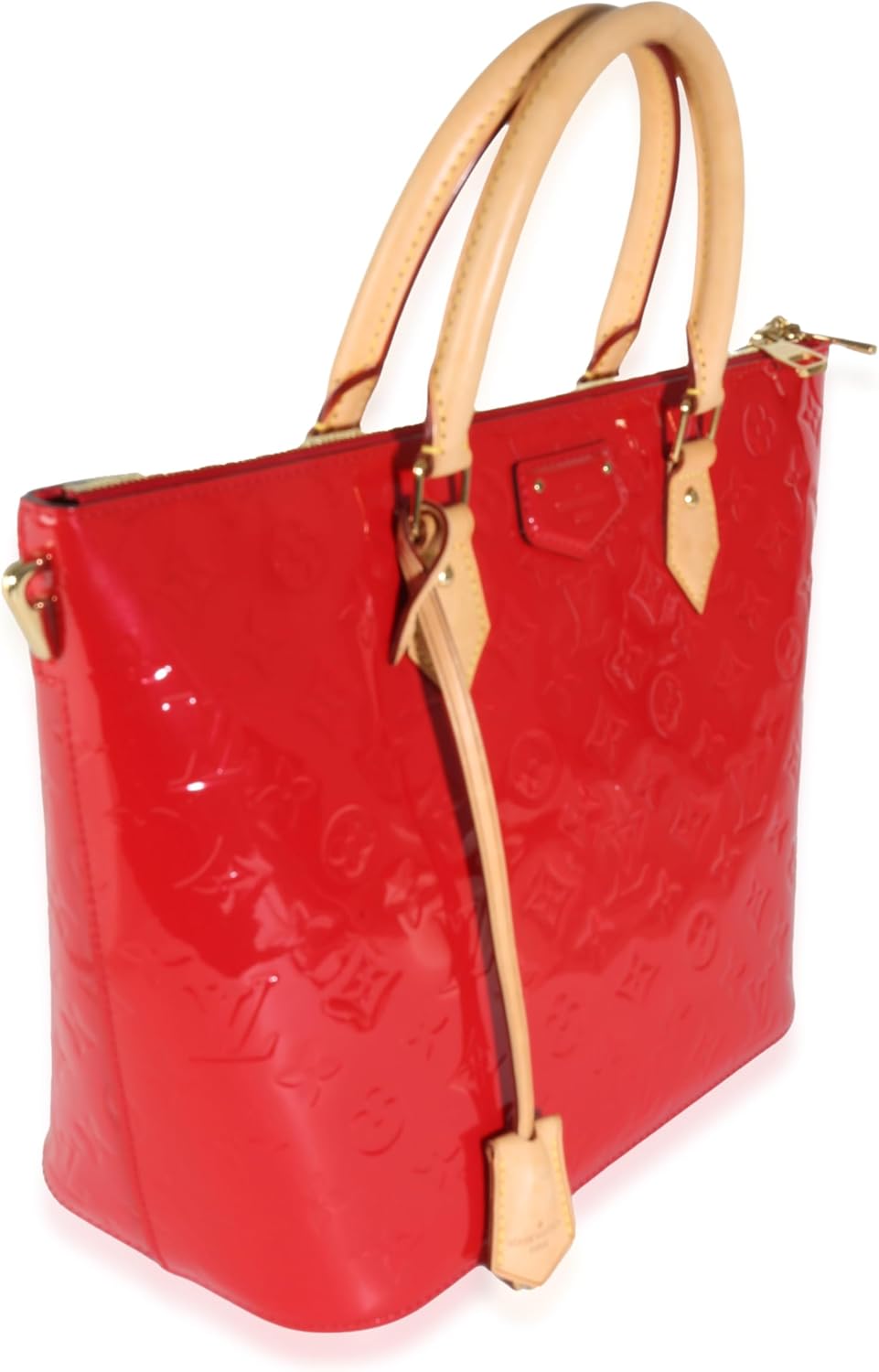 LOUIS VUTTON PRE-LOVED CERISE MONOGRAM VERNIS MONTEBELLO MM