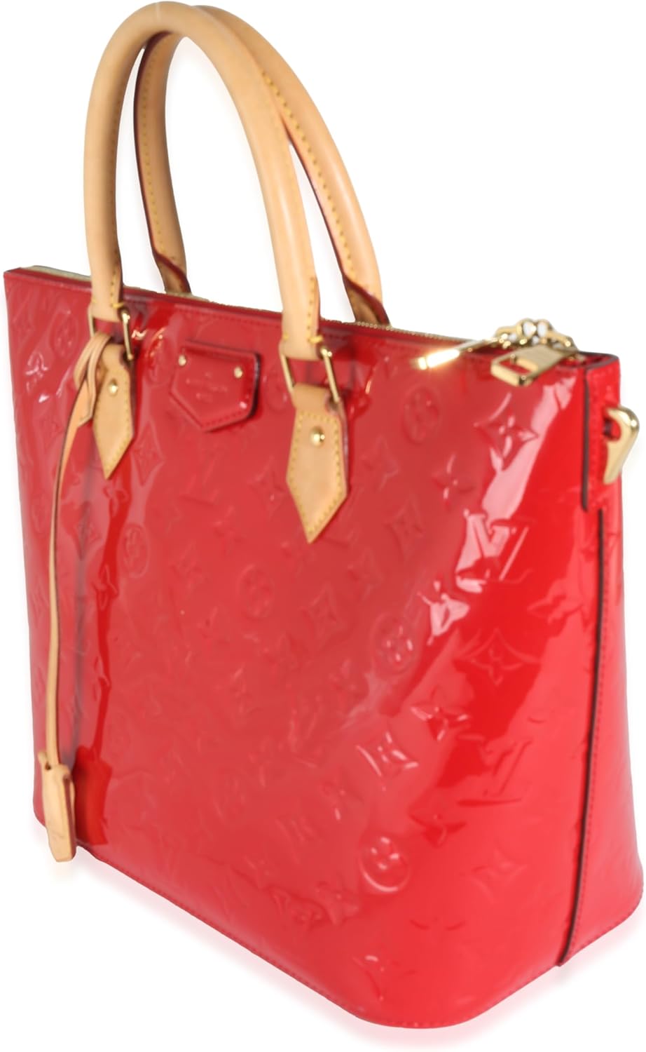 LOUIS VUTTON PRE-LOVED CERISE MONOGRAM VERNIS MONTEBELLO MM