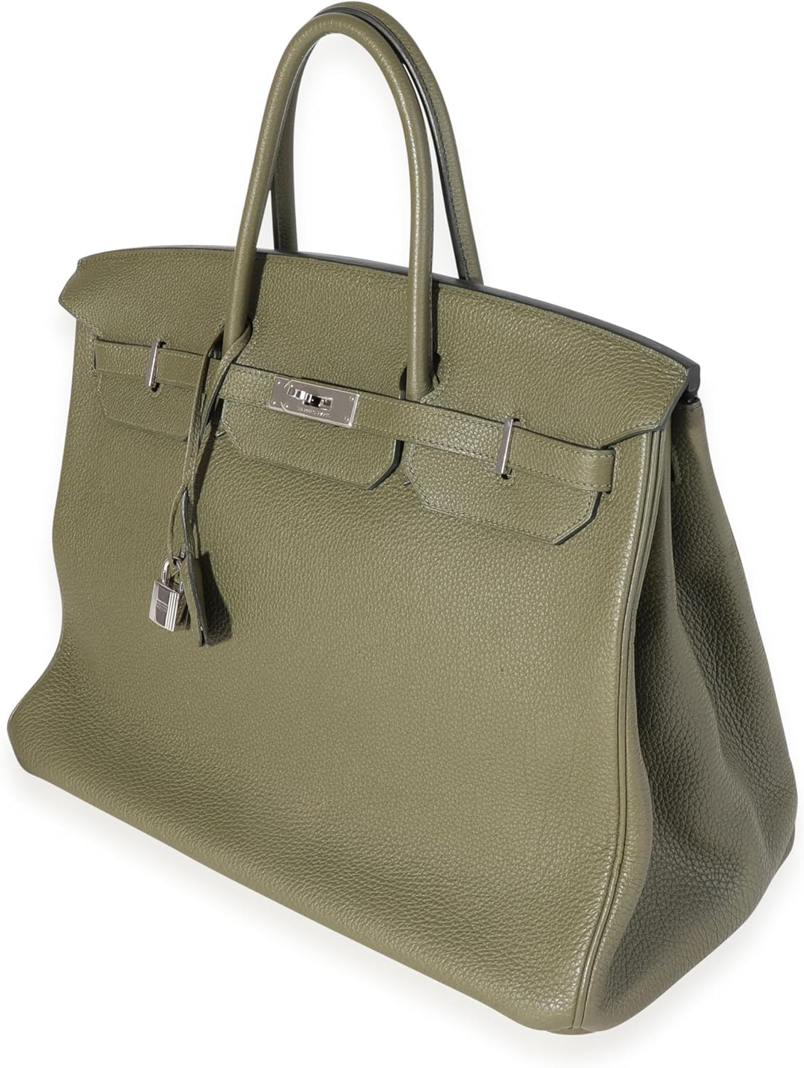 Hermes Hermès, Pre-Loved Vert Veronese Togo Birkin 40 PHW