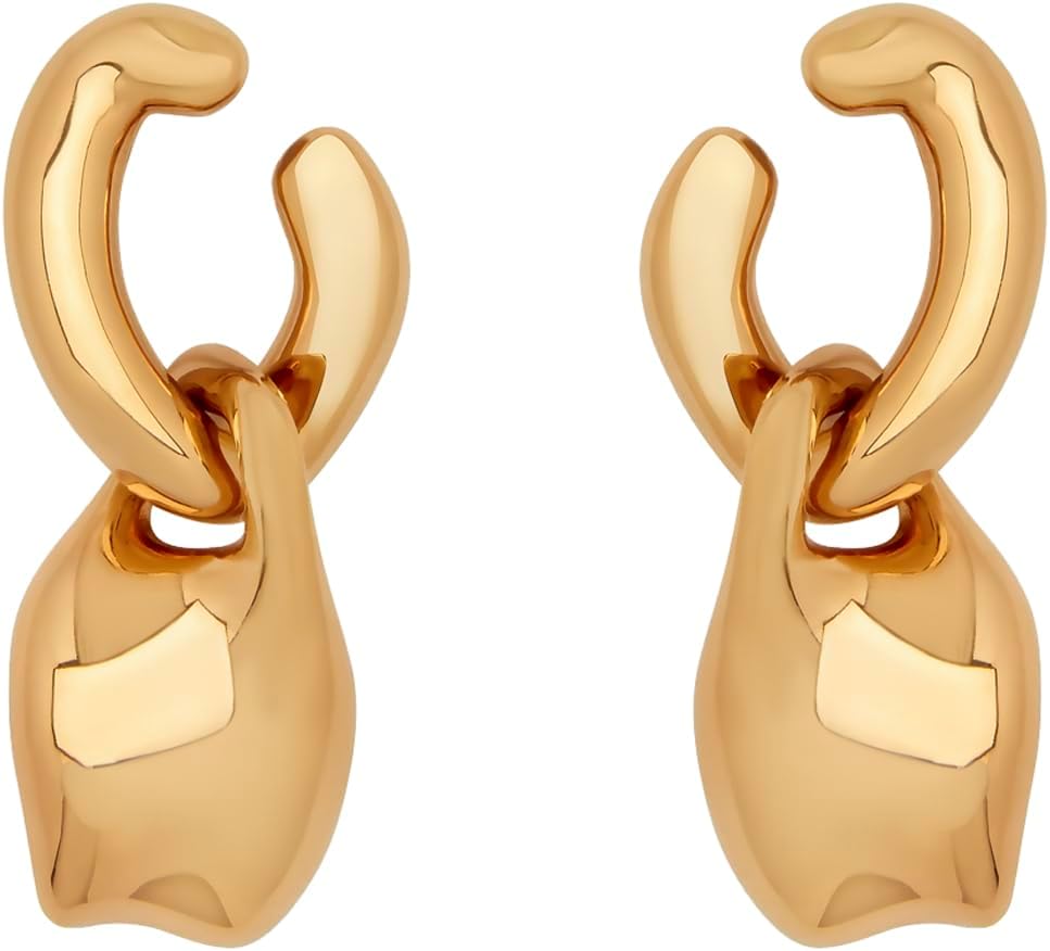 Oscar de la Renta O Double Drop Earrings