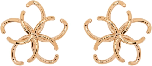 Oscar de la Renta Large O Flower Earrings