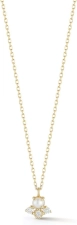 MATEO New York 14kt The Little Things Pearl and Diamond Necklace
