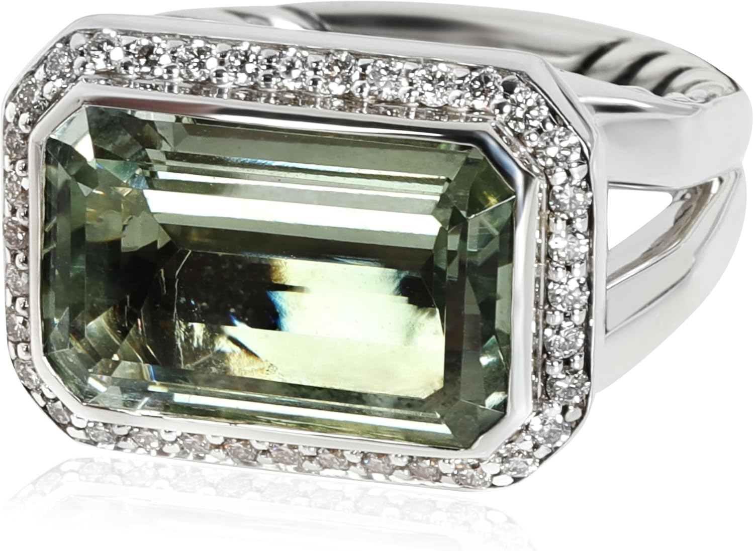 DAVID YURMAN Pre-Loved Novella Ring, 5.75, Sterling Silver