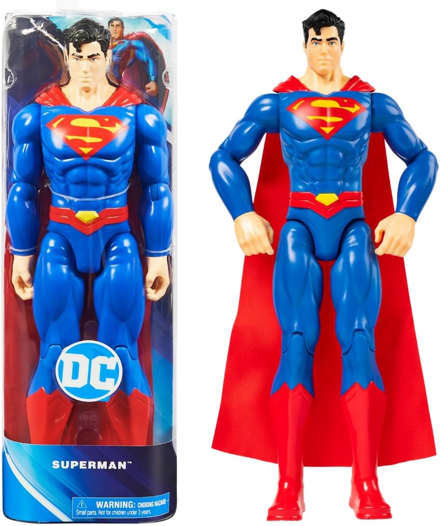 DC Comics Collectible Kids Toys Boys Girls 12-Inch Superman Action Figure