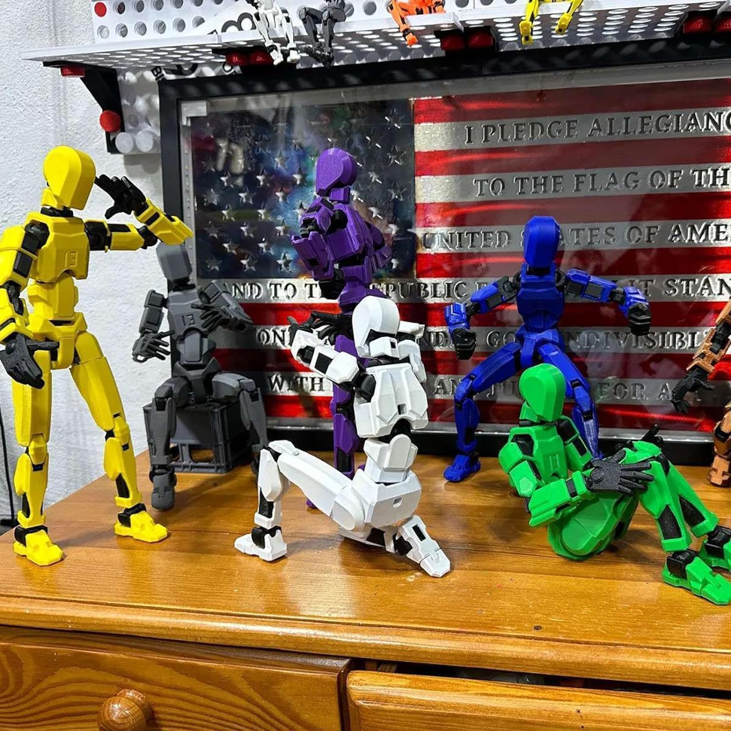 Titan 13 3D Printed Lucky Assembled Dummy Action Figure