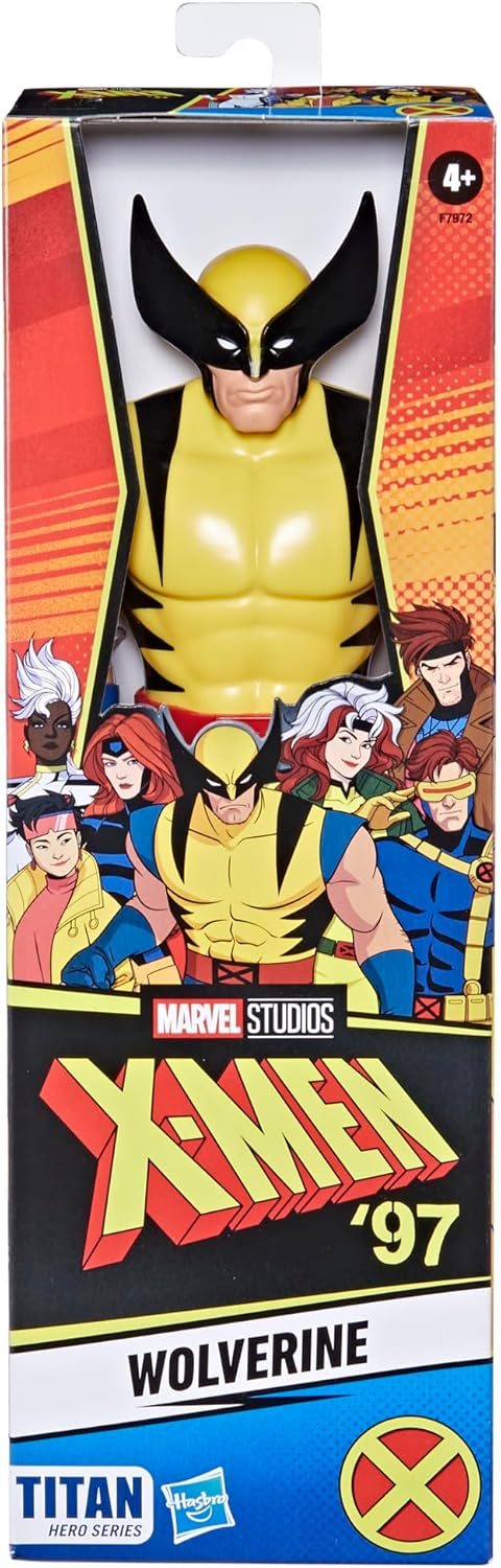 Marvel Titan Hero Series X-Men Wolverine 12-Inch Action Figure X-Men Super Hero Toys for Kids 4+