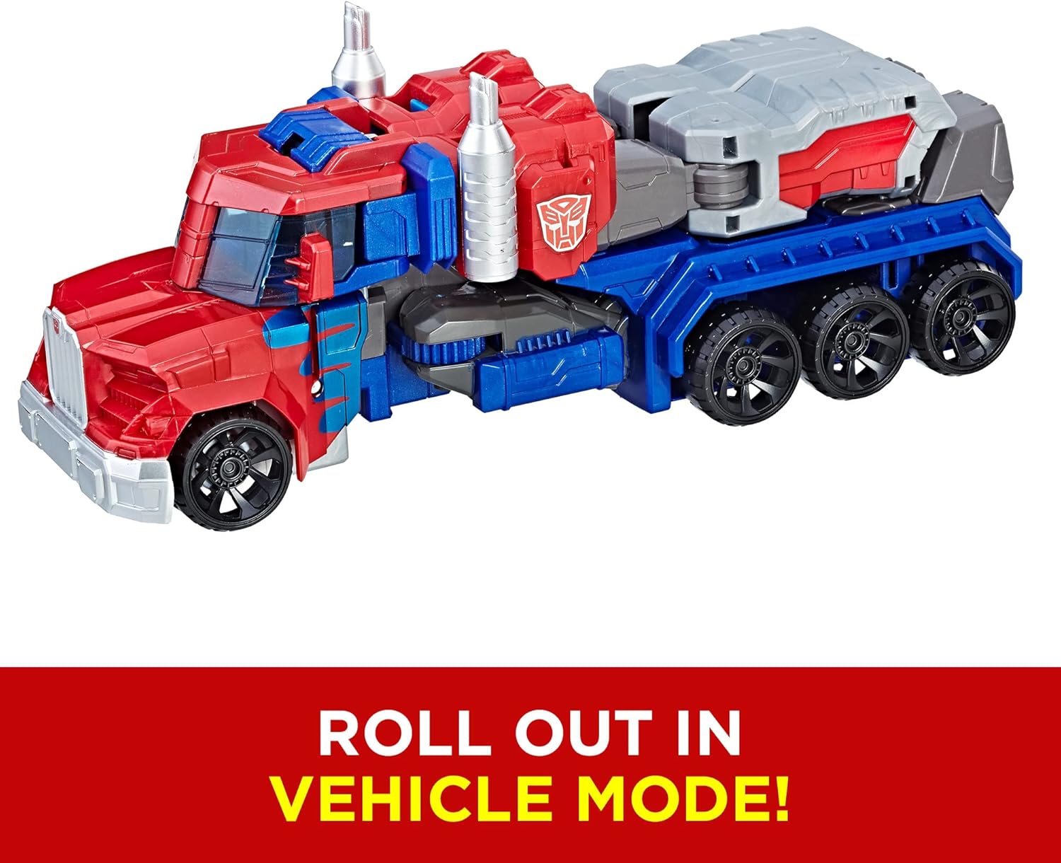 Transformers Heroic Optimus Prime Action Figure, Converts into Toy Truck, 11-inch, Toys for Kids 6+