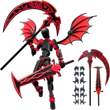 T13 Robot Action Figure Set Titan Lucky Red Collectors Desktop Decorations