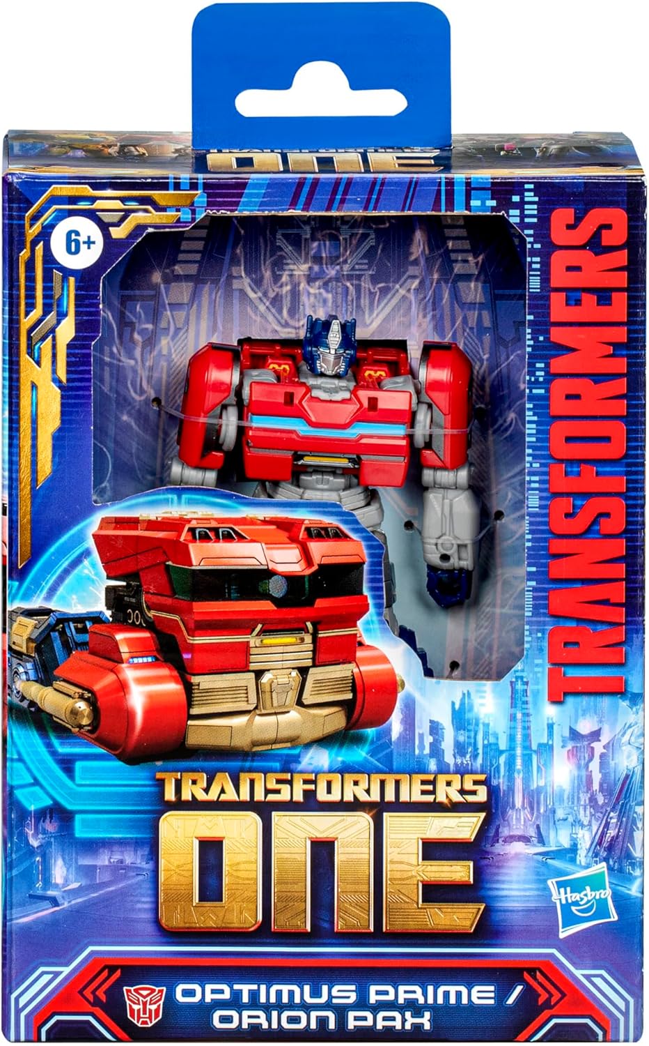 Transformers One Prime Changer Optimus Prime Orion Pax 5-Inch Robot Action Figure Interactive Toys for Boys and Girls Ages 6 and Up