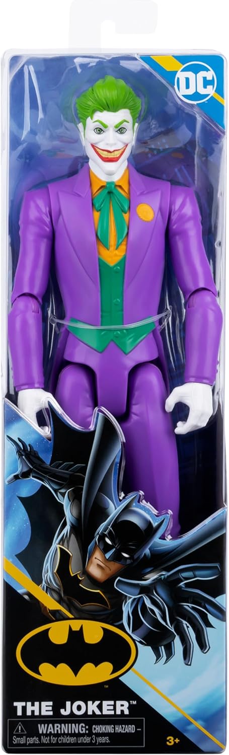 Spin Master Batman Toys Collection 12 Inch Joker Villain Action Figure for Kids 4+