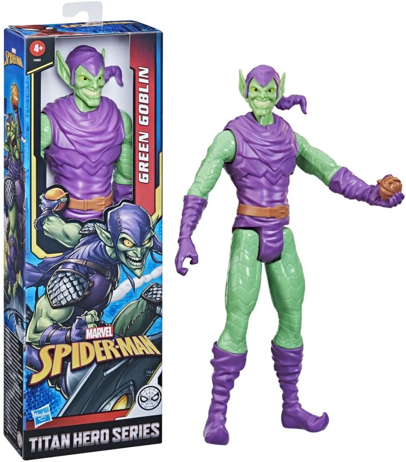 Marvel Titan Hero Series Green Goblin 12-Inch Collectible Action Figure Kids Ages 4 Up