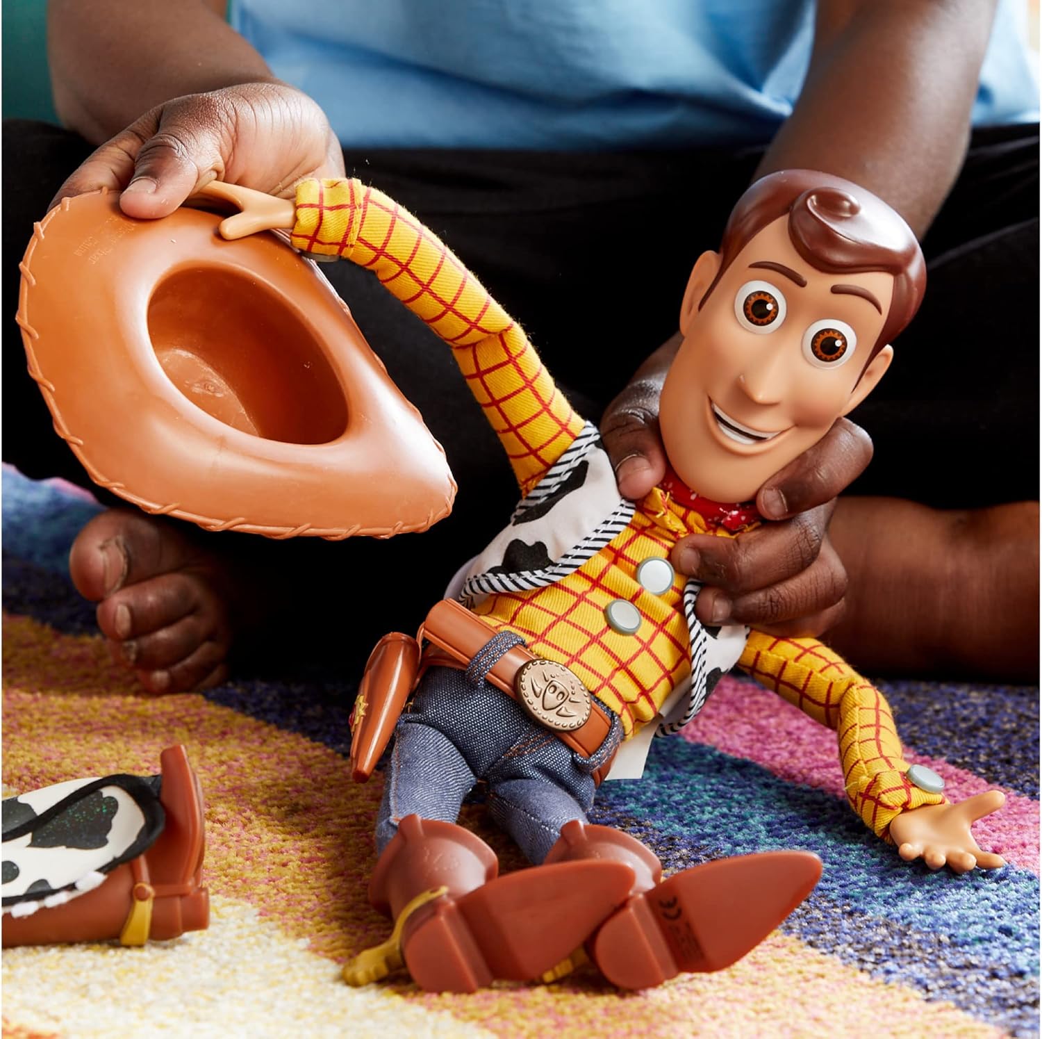 Disney Store Sheriff Woody Talking Action Figure Toy Story Sounds Phrases Movies Interacts Figures Toys
