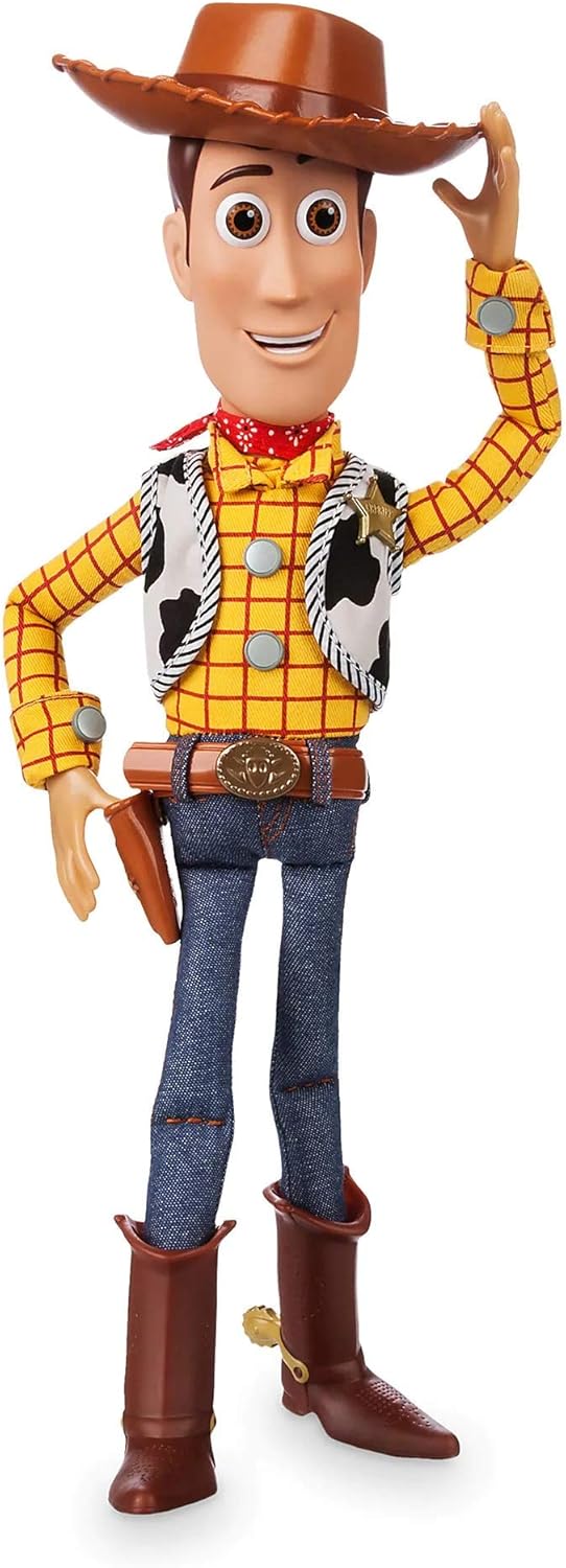 Disney Store Sheriff Woody Talking Action Figure Toy Story Sounds Phrases Movies Interacts Figures Toys