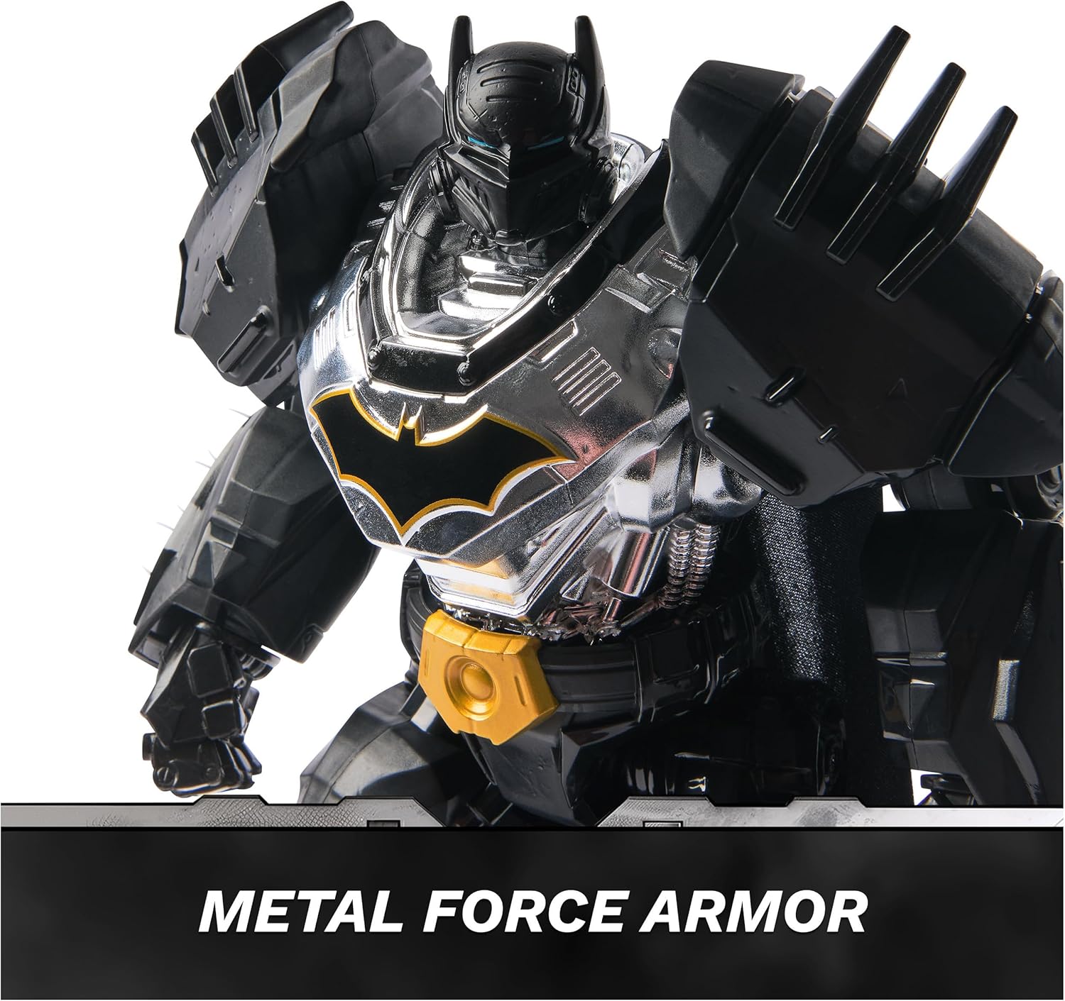 Metal Force Batman 12-Inch Action Figure Super Hero Toy for Kids 4+ Years