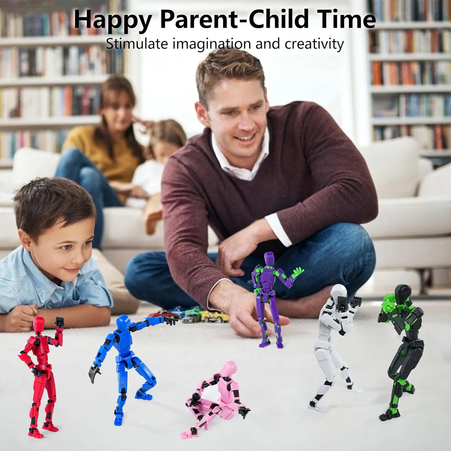 MODEL 13 MULTI-JOINTED MOVABLE ACTION FIGURE SET IN GIFT BOX PACKAGING - IDEAL GIFT FOR LOVED ONES AND FRIENDS