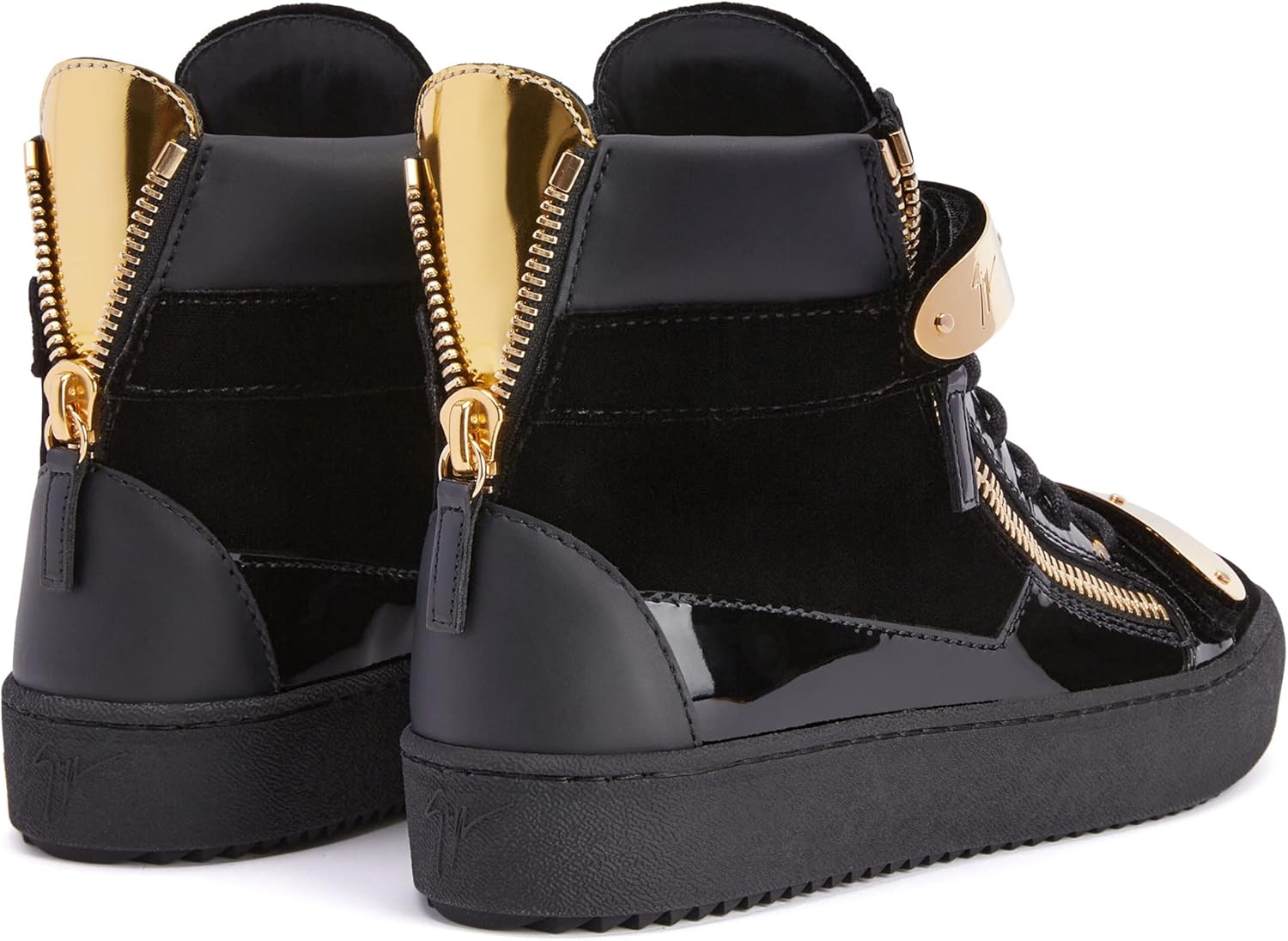 Giuseppe Zanotti 9 Black Women's High-Top Sneakers