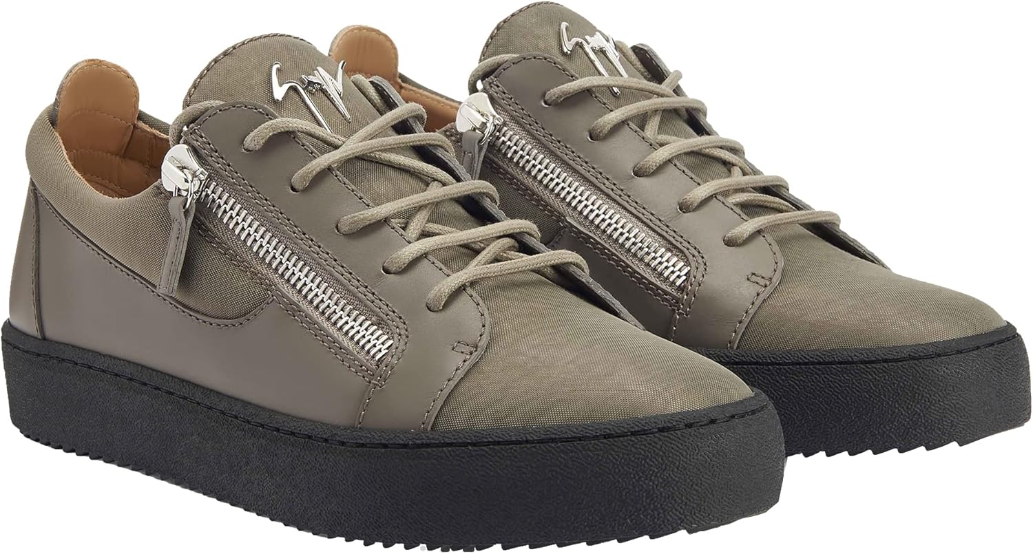Giuseppe Zanotti 8 Grey High-Top Sneakers
