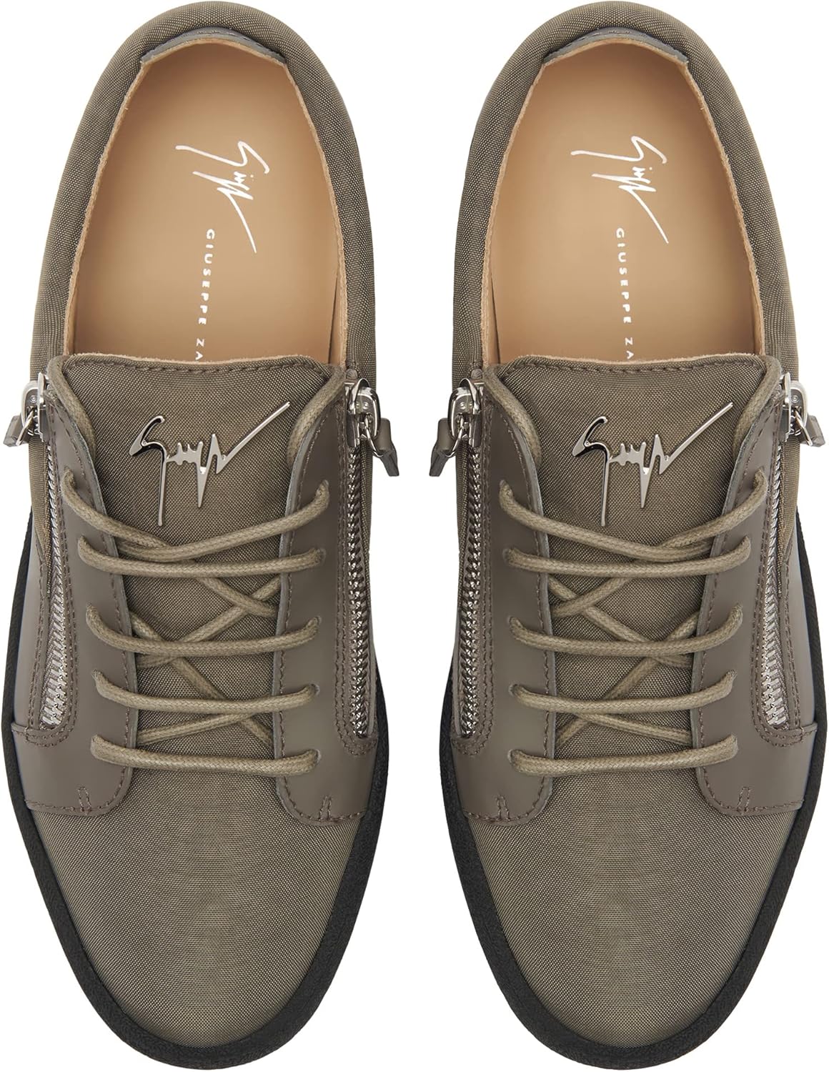Giuseppe Zanotti 8 Grey High-Top Sneakers