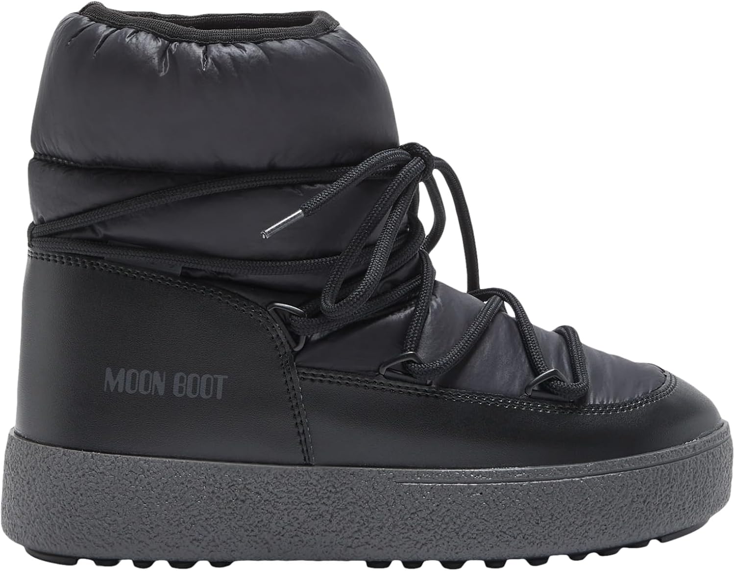 Moon Boot 6 Women 5 Men Black Waterproof Snow Boots