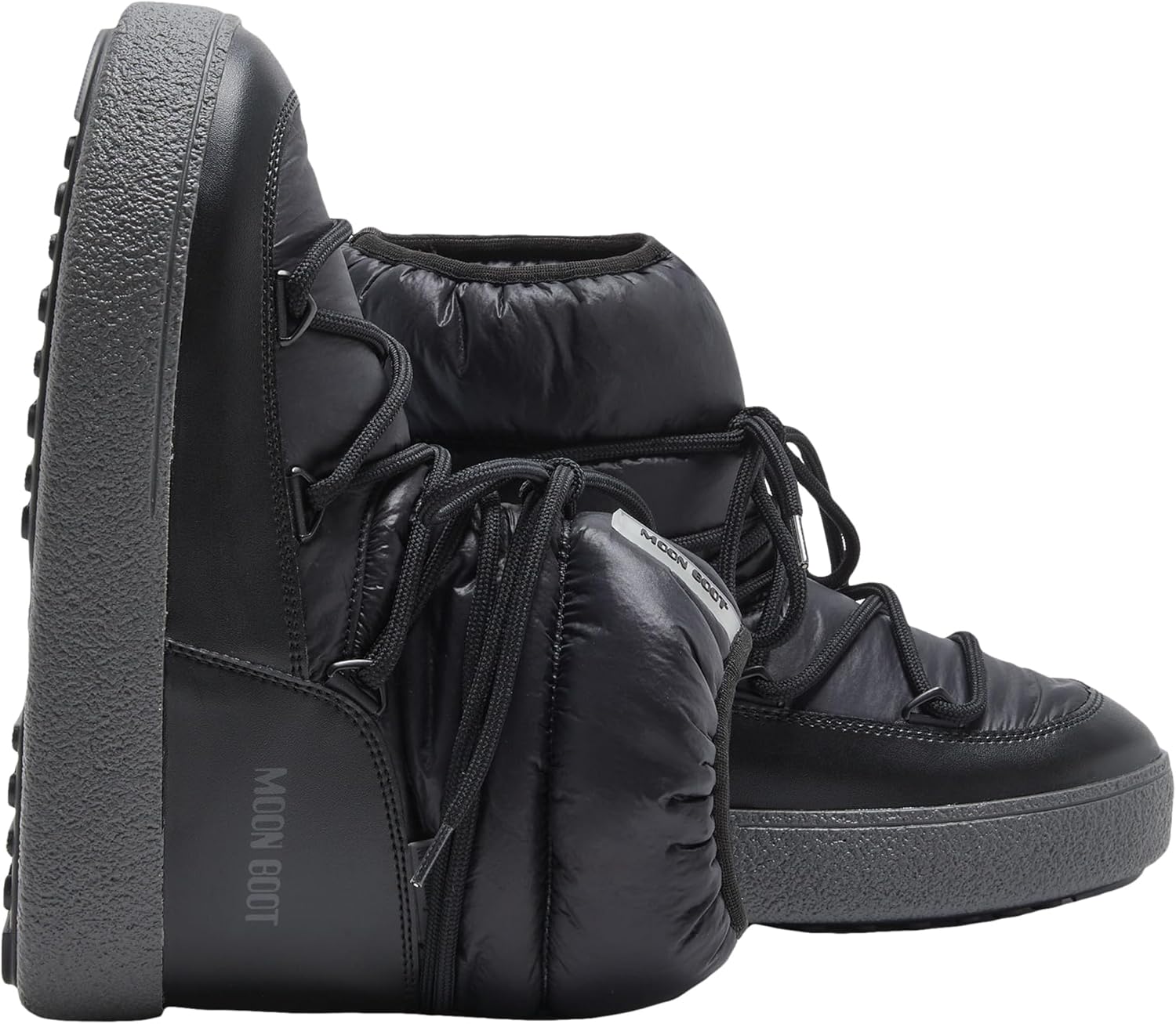 Moon Boot 6 Women 5 Men Black Waterproof Snow Boots