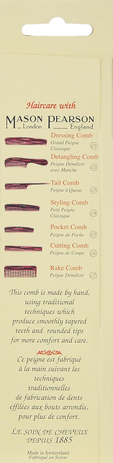 Mason Pearson Styling Comb 0.1 lb Hair Care Tool for Styling