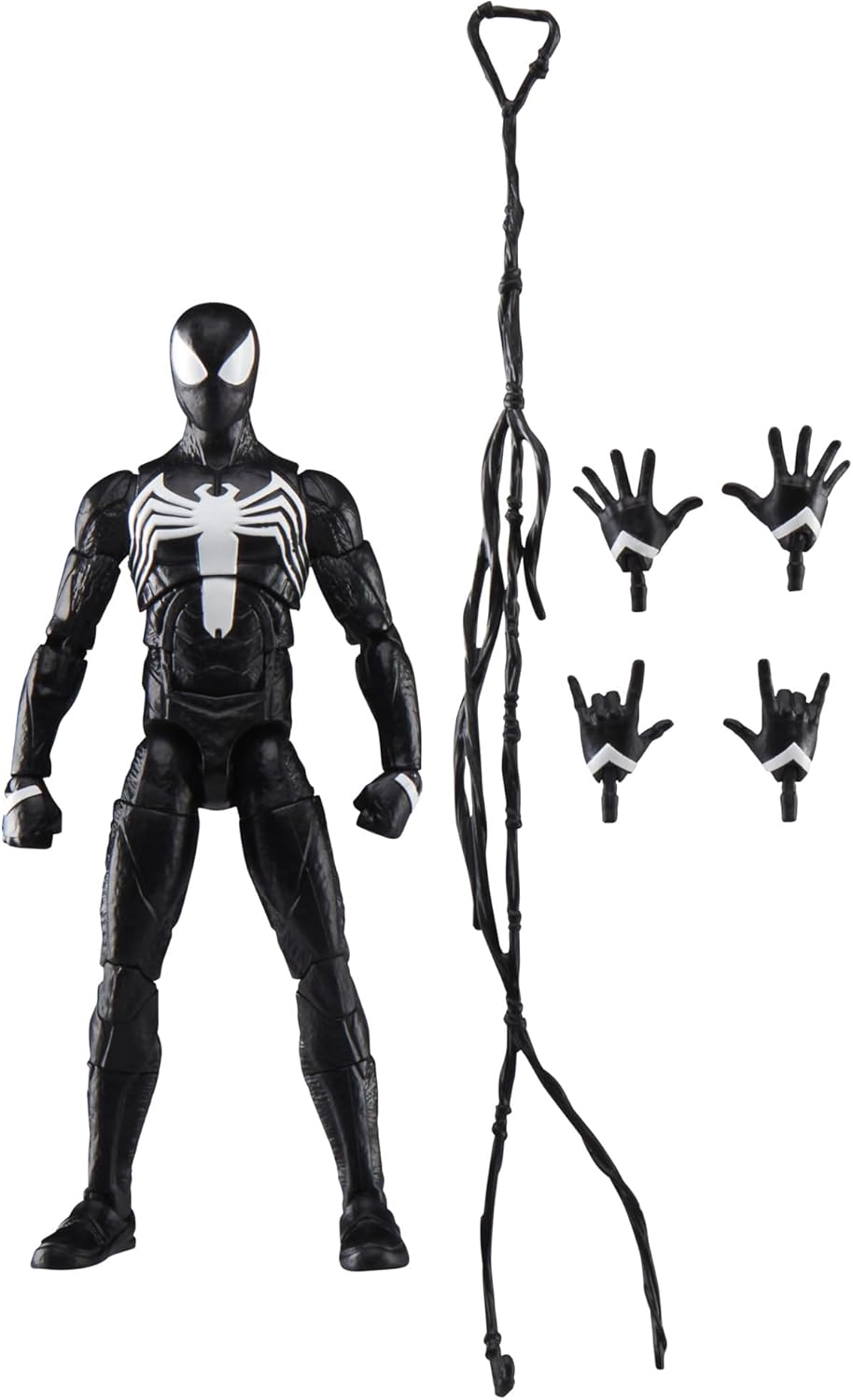 Hasbro Spider-Man Marvel Legends Gamerverse Peter Parker Black Suit Action Figure 6 Inch Toy