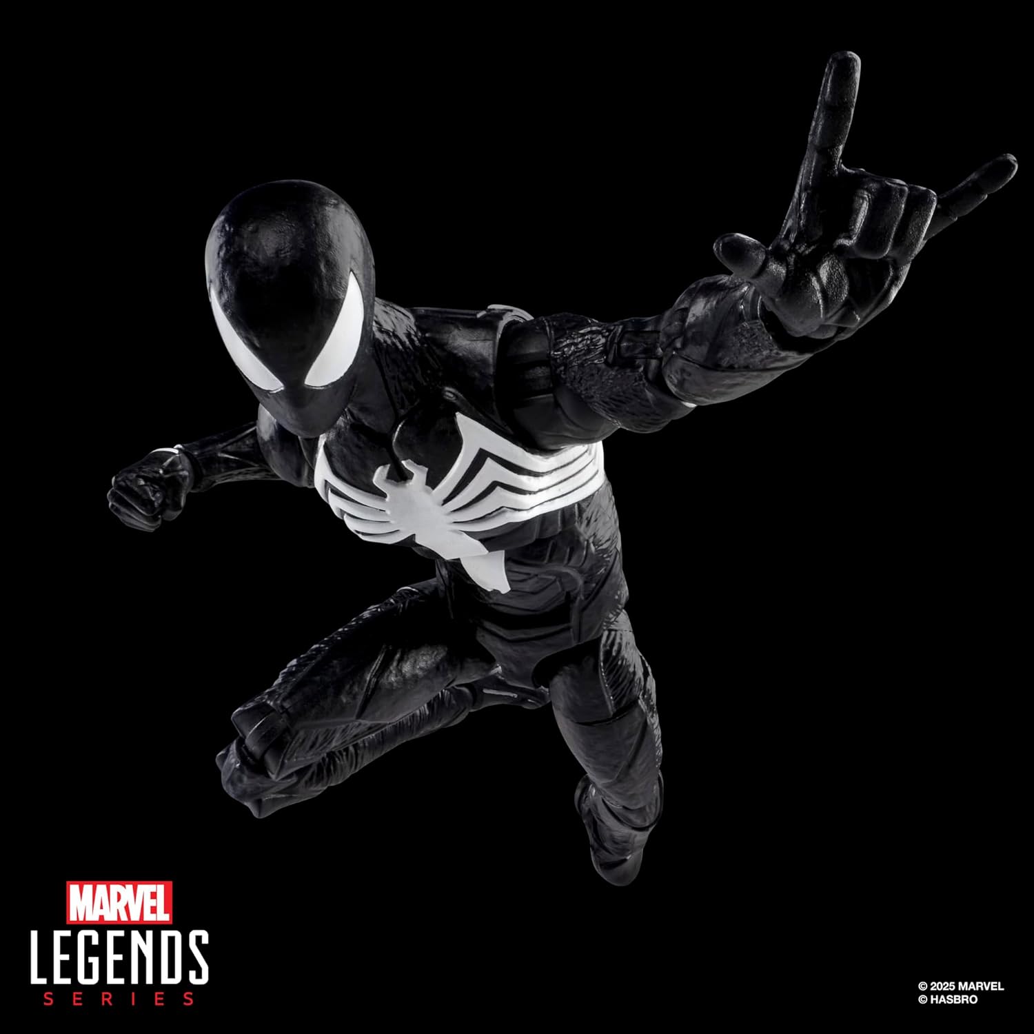 Hasbro Spider-Man Marvel Legends Gamerverse Peter Parker Black Suit Action Figure 6 Inch Toy