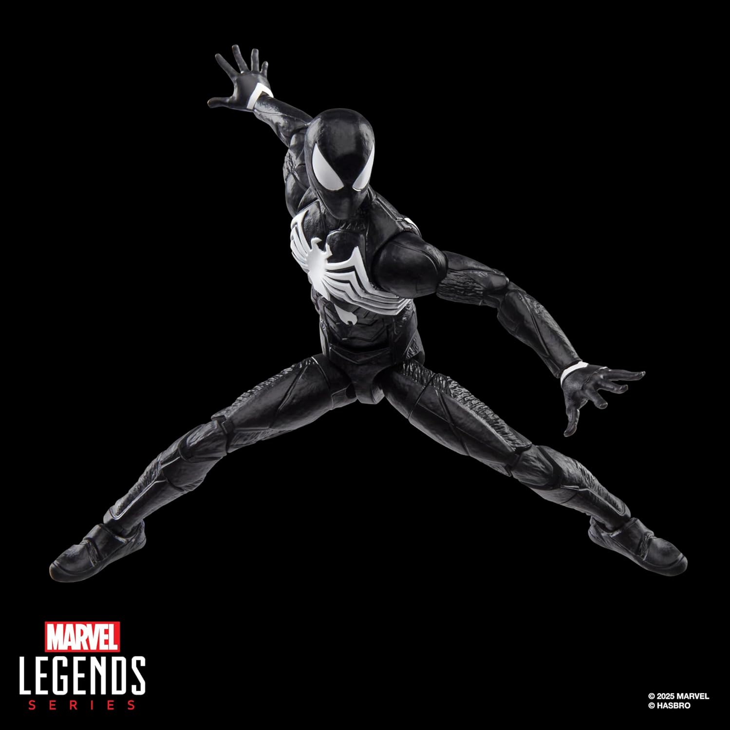 Hasbro Spider-Man Marvel Legends Gamerverse Peter Parker Black Suit Action Figure 6 Inch Toy