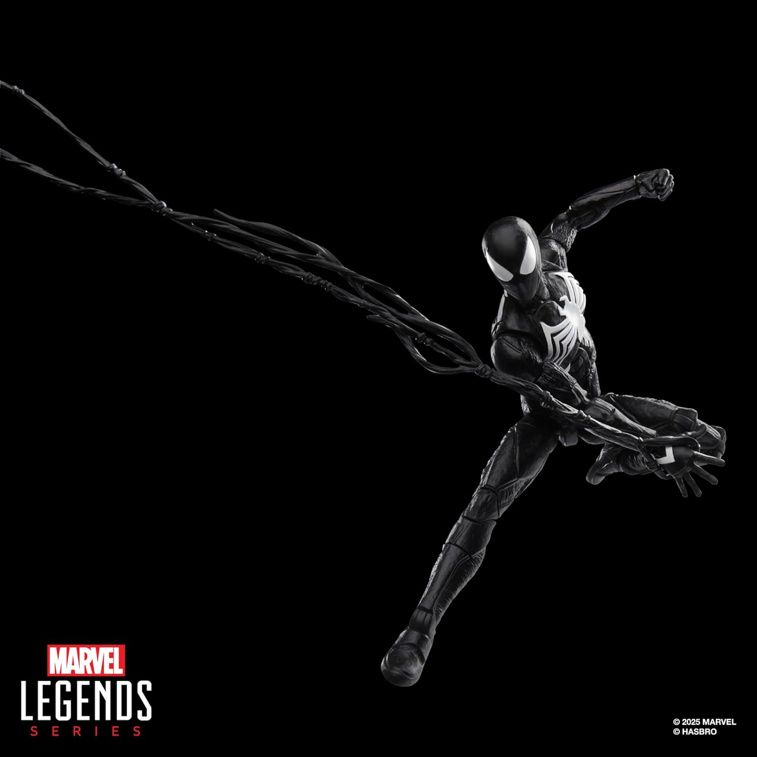 Hasbro Spider-Man Marvel Legends Gamerverse Peter Parker Black Suit Action Figure 6 Inch Toy