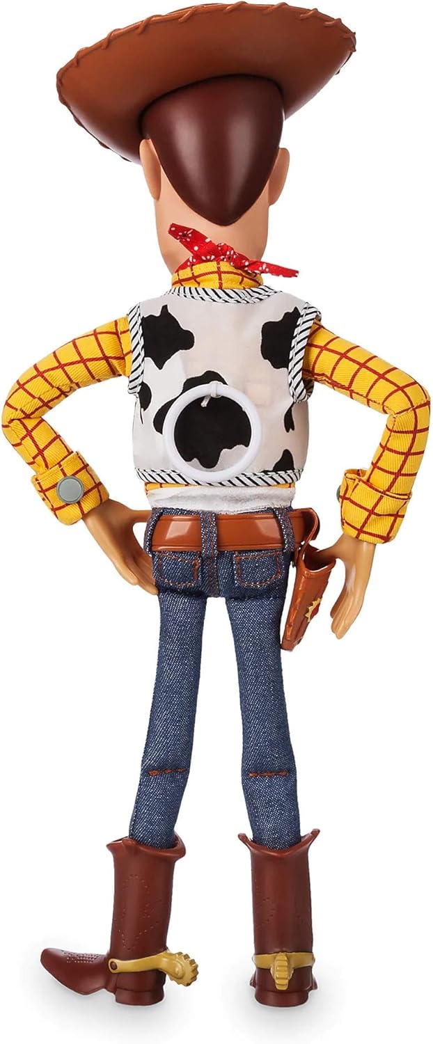 Disney Store Sheriff Woody Talking Action Figure Toy Story Sounds Phrases Interacts with Figures Toys.