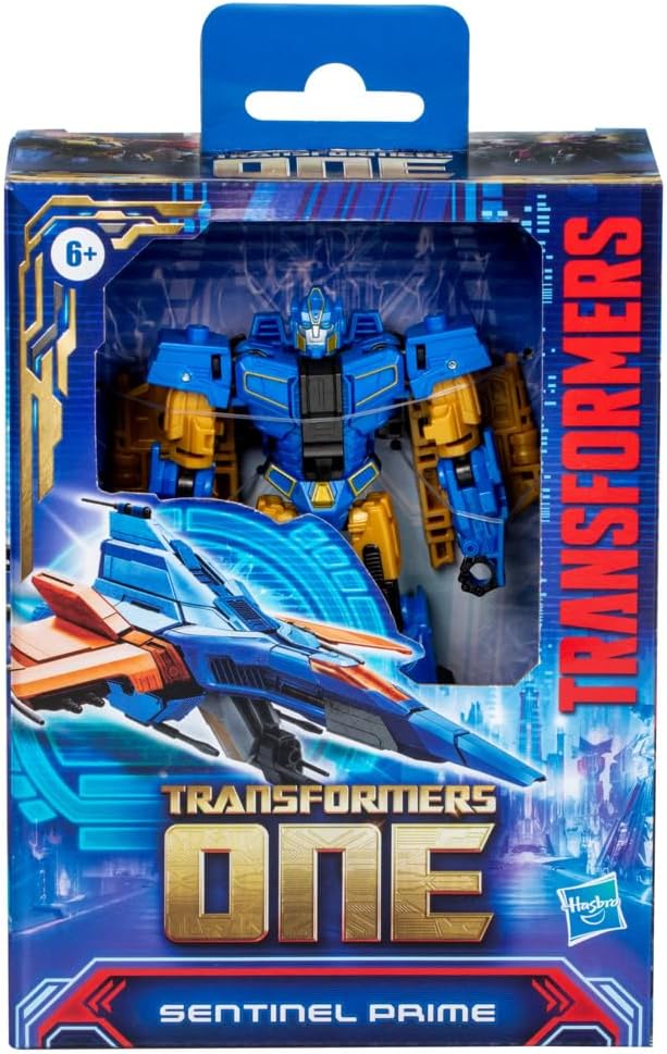 Transformers One Prime Changer Sentinal Prime 5-Inch Robot Action Figure Interactive Toys for Boys Girls Ages 6+