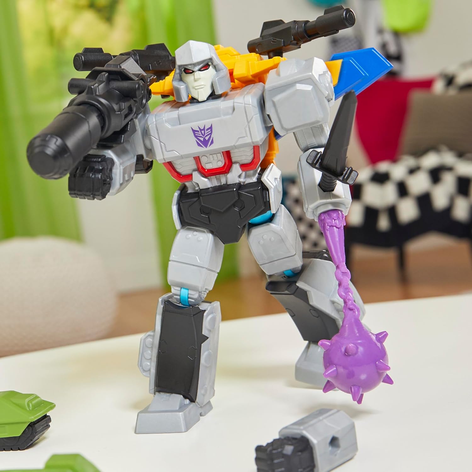 Transformers MixMashers Megatron Custom Mix Match Deluxe Action Figure Accessories 5-Inch-Scale Robot Toys for Kids Ages 4+