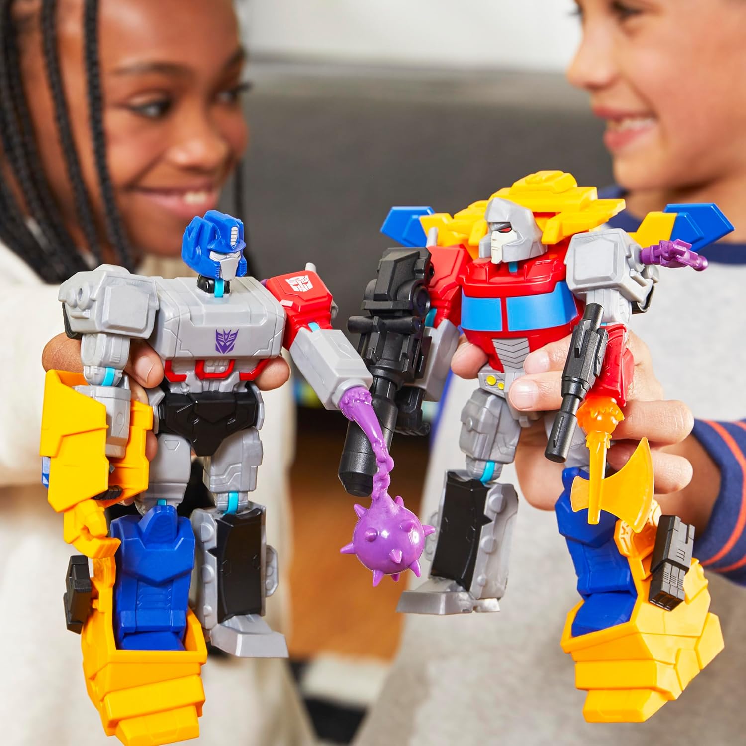 Transformers MixMashers Megatron Custom Mix Match Deluxe Action Figure Accessories 5-Inch-Scale Robot Toys for Kids Ages 4+
