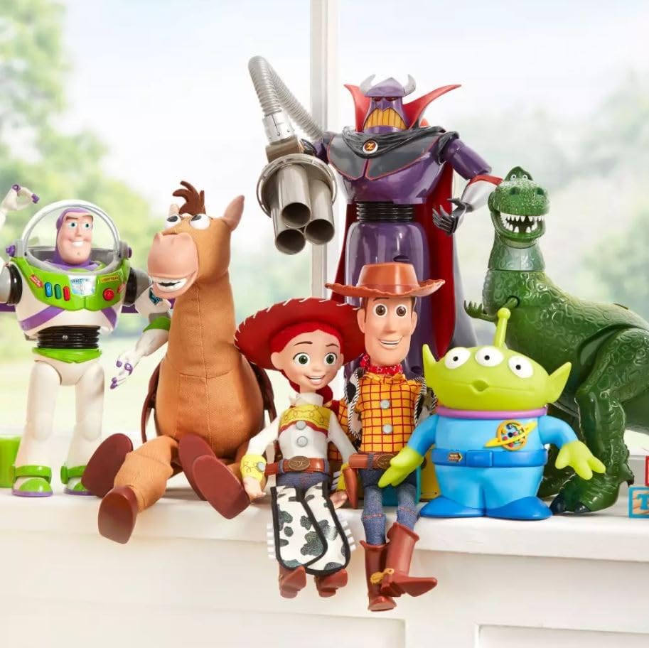 Disney Store Buzz Lightyear Interactive Talking Action Figure Toy Story 10+ English Phrases Interacts Other Figures Toys