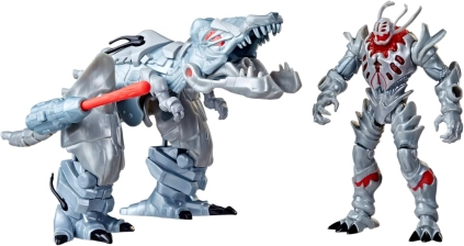 Marvel Mech Strike Mechasaurs 4.5-Inch Ultron Primeval T-R3X Mechasaur Action Figures Super Hero Toys Kids Ages 4+
