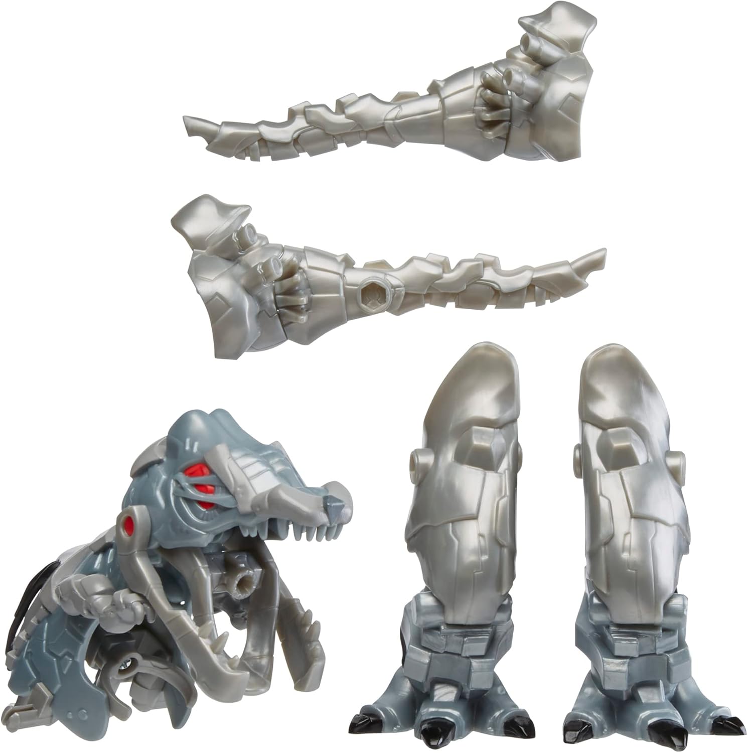 Marvel Mech Strike Mechasaurs 4.5-Inch Ultron Primeval T-R3X Mechasaur Action Figures Super Hero Toys Kids Ages 4+