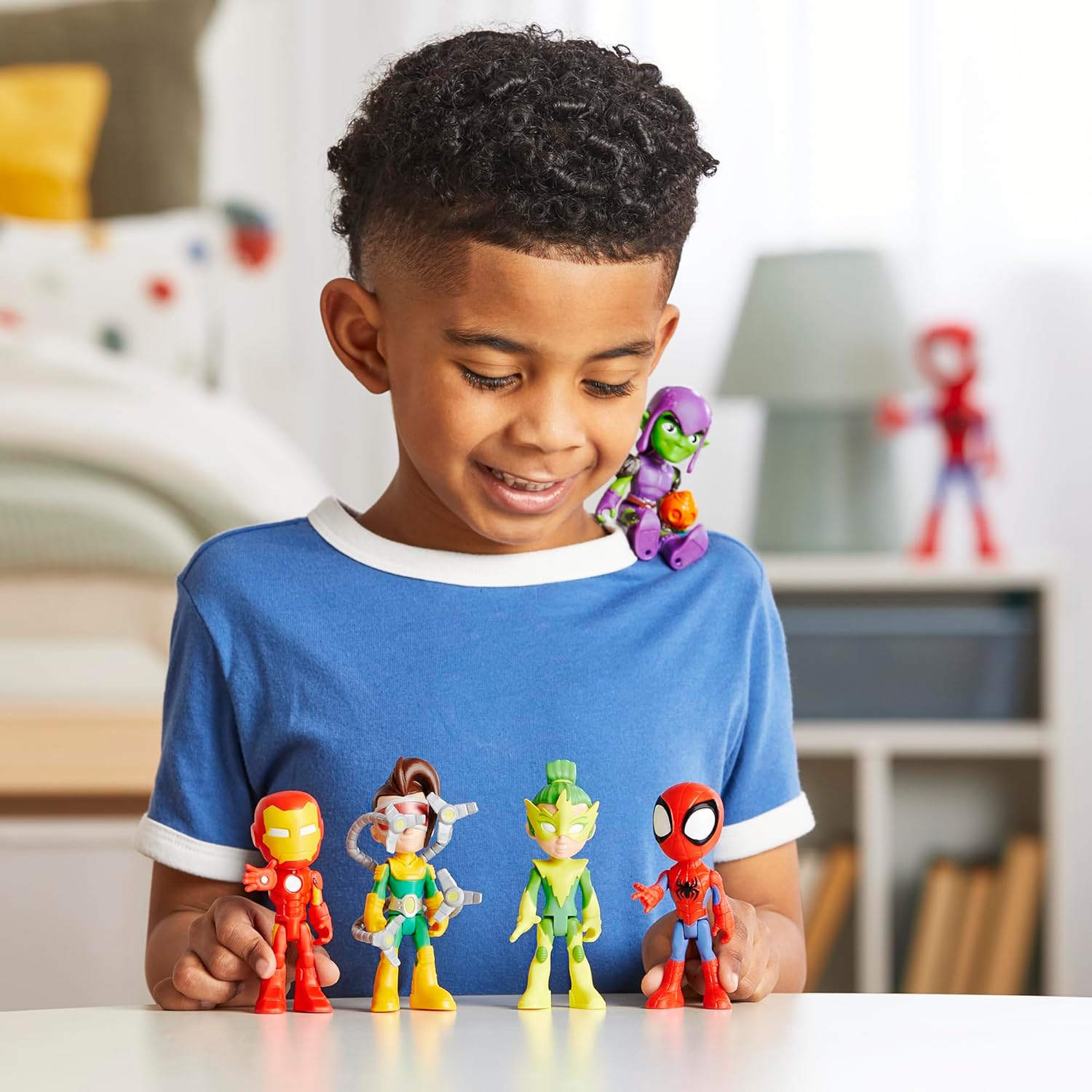 Marvel Friends Foes Pack 5 Action Figures 4-Inch Preschool Superhero Toys for Kids Ages 3 Up Amazon Exclusive.
