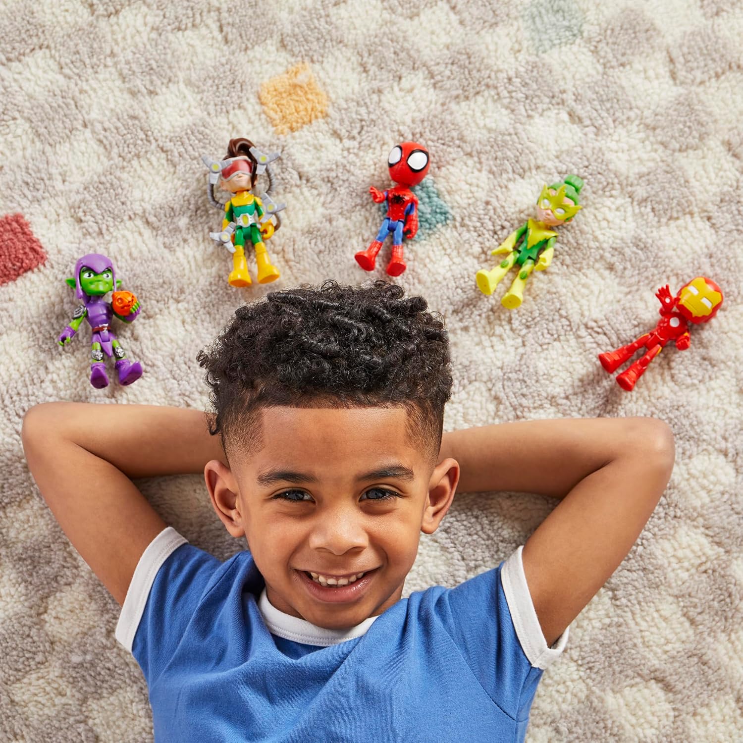 Marvel Friends Foes Pack 5 Action Figures 4-Inch Preschool Superhero Toys for Kids Ages 3 Up Amazon Exclusive.
