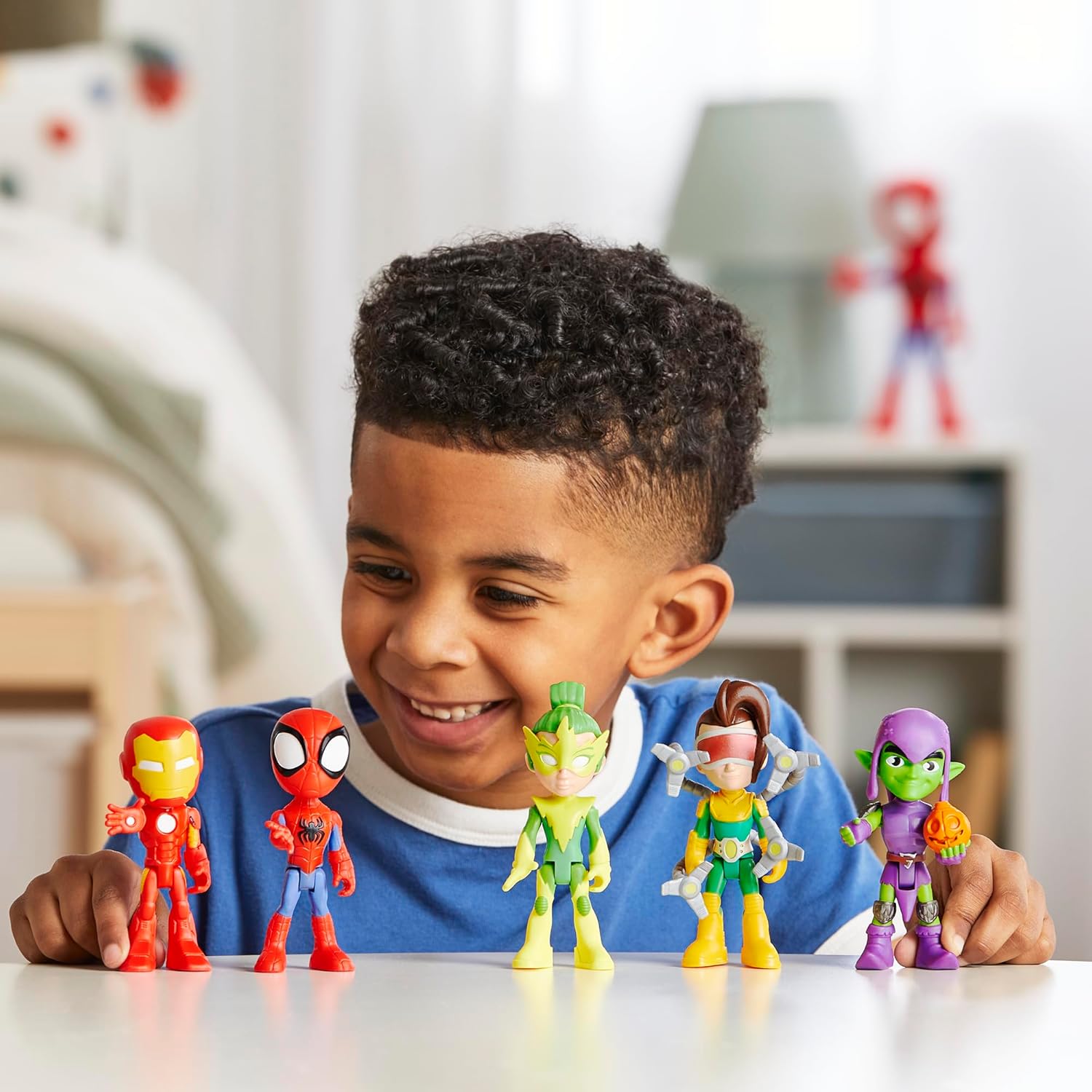 Marvel Friends Foes Pack 5 Action Figures 4-Inch Preschool Superhero Toys for Kids Ages 3 Up Amazon Exclusive.