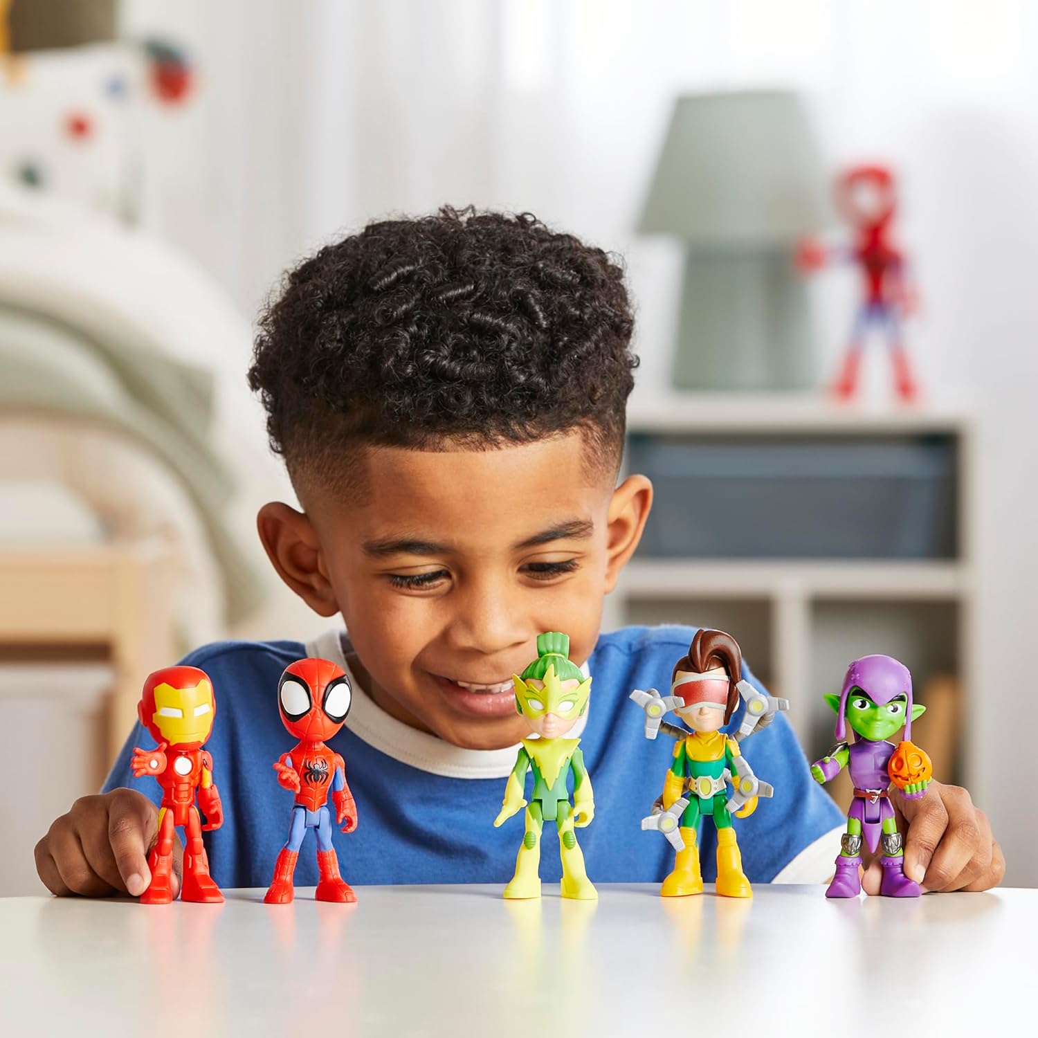 Marvel Friends Foes Pack 5 Action Figures 4-Inch Preschool Superhero Toys for Kids Ages 3 Up Amazon Exclusive.