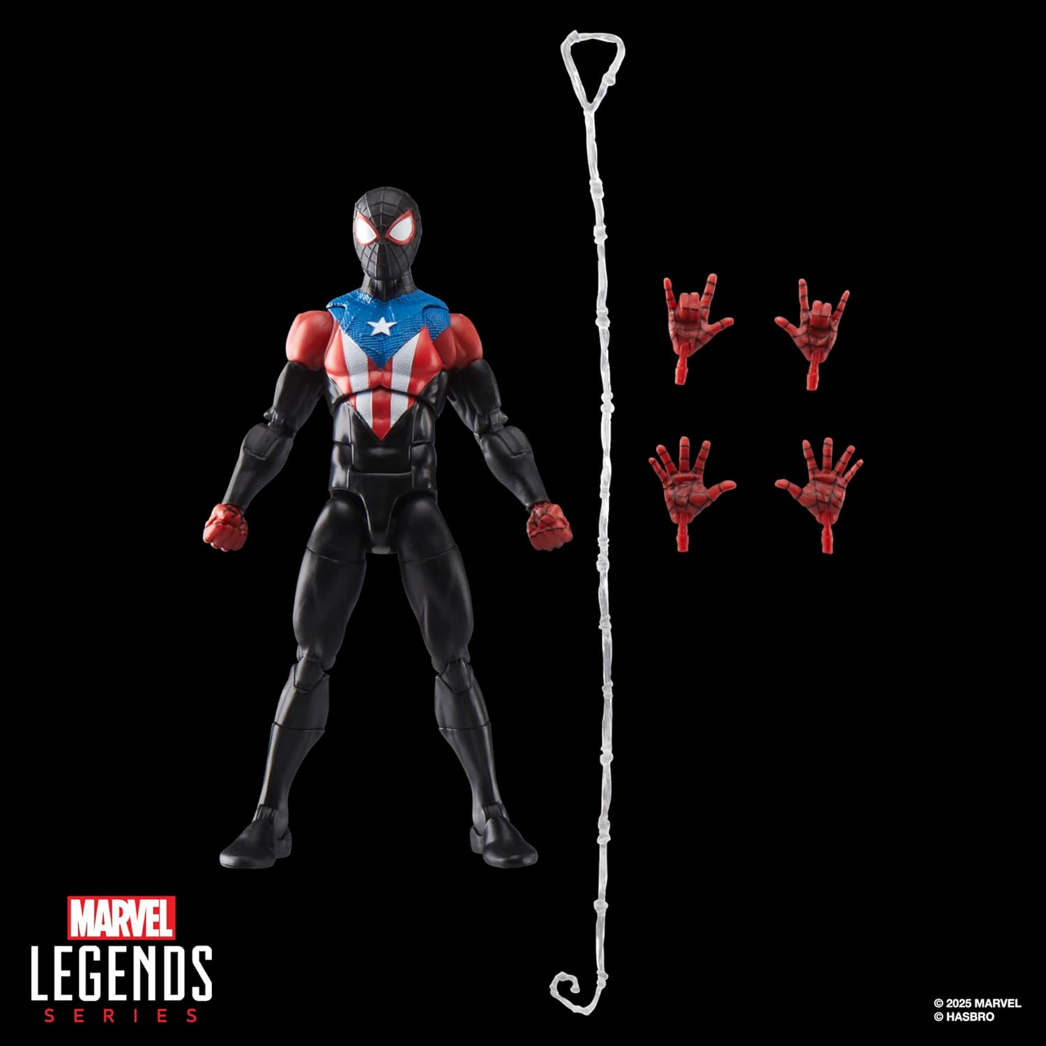 Hasbro Spider-Man Marvel Legends Gamerverse Miles Morales Boricua Suit 2 Video Game Inspired 6 Inch Action Figure