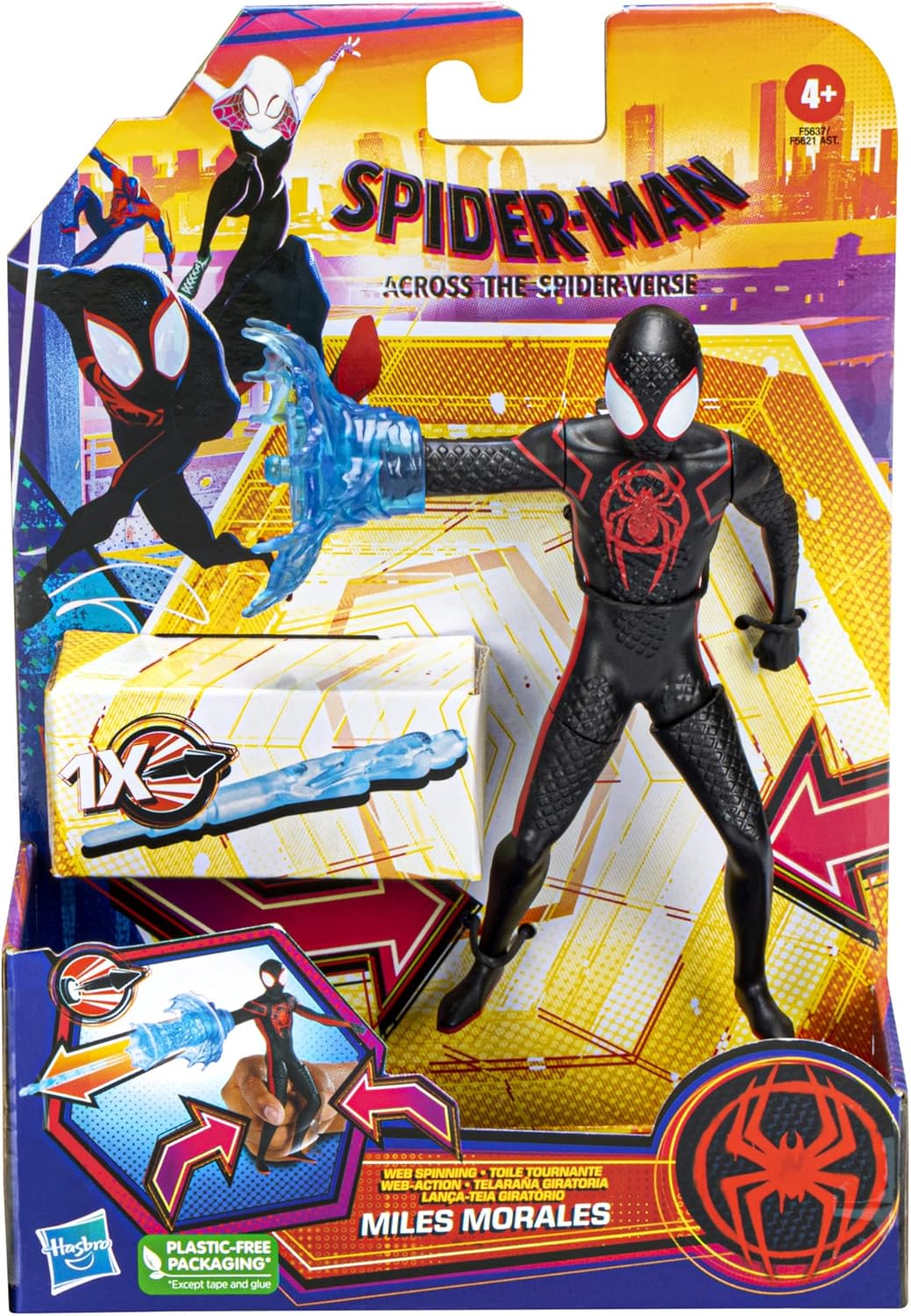 Marvel Spider-Man Across The Spider-Verse Miles Morales 6-Inch Deluxe Action Figure for Kids 4+