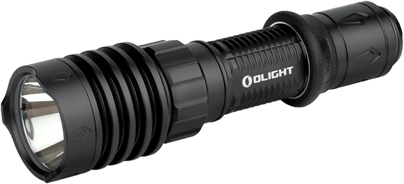 OLIGHT Warrior X 4 Rechargeable Tactical Flashlight 2600 Lumens USB-C Charging Dual-Output Long Range Powerful Tail-Switch Light