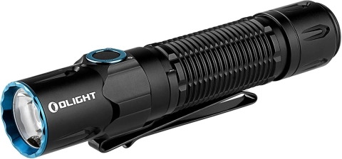 OLIGHT Warrior 3S 2300 Lumens Rechargeable Tactical Flashlight Compact Dual-Switches LED Bright Light Proximity Sensor Customized Battery Emergency EDC Searching Black