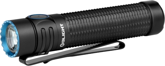 OLIGHT Warrior Mini3 Tactical Flashlight Dual Switches LED Rechargeable Light MCC3 Charger 1750 Lumens Powerful EDC Light Camping Emergency Outdoor Black