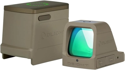 OLIGHT Osight 3 MOA Rechargeable Dot Open Reflex Sight with Charging Cover Tactical Parallax-Free Sights Picatinny Mount - Green Red Dot Options